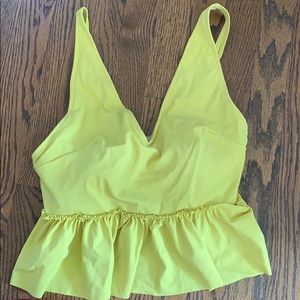 Kortni Jeane V-neck swim top